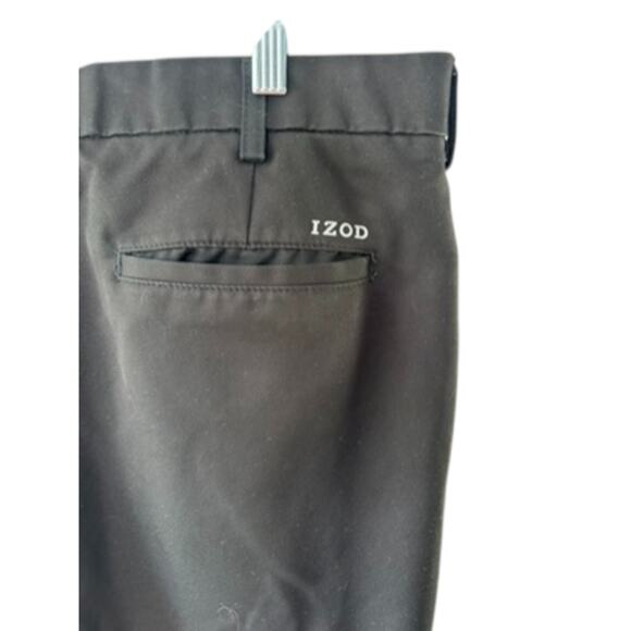 IZOD Golf Black Classic Fit Slacks Pants Men's 36x32 - Picture 4 of 5